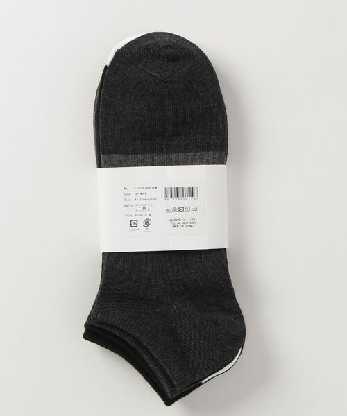 HARUSAKU CC（ハルサクシーシー）の「HARUSAKU CC  Men's Sneaker socks 3P set :メンズスニーカーソックス3Pセット（ソックス/靴下・メンズ・ブラック/グレー/グレー系その他/ホワイト/グレー系その他2/ブラウン/ホワイト系その他・M/S/L）」の14枚目の写真