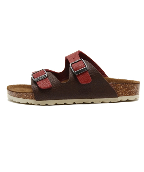 BIRKENSTOCK（ビルケンシュトック）の「■VERY5月号チビVERY掲■NEVADA/ネバダ レッド×ブラウン（KIDS）（サンダル・キッズ・レッド・25/34/29/24/28/26/27/31/33/30/32）」の2枚目の写真