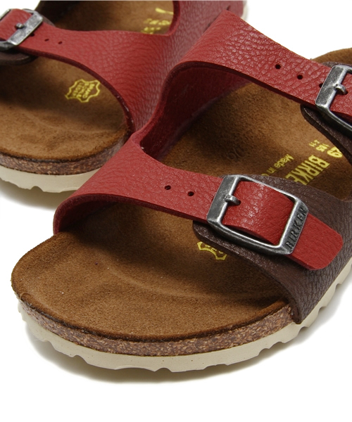 BIRKENSTOCK（ビルケンシュトック）の「■VERY5月号チビVERY掲■NEVADA/ネバダ レッド×ブラウン（KIDS）（サンダル・キッズ・レッド・25/34/29/24/28/26/27/31/33/30/32）」の5枚目の写真