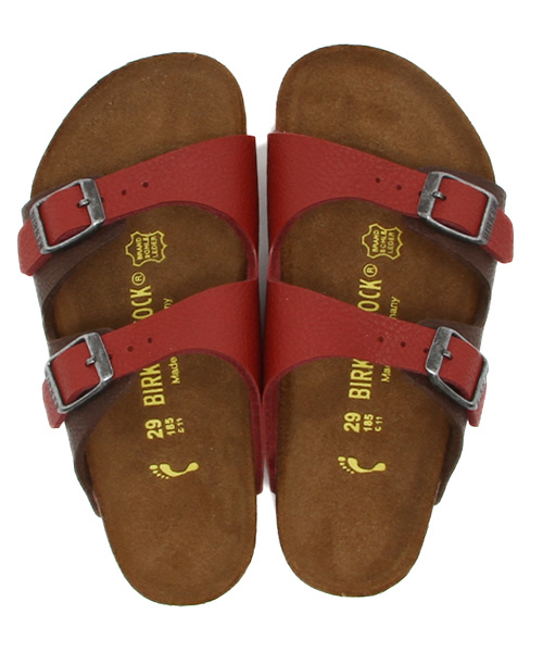 BIRKENSTOCK（ビルケンシュトック）の「■VERY5月号チビVERY掲■NEVADA/ネバダ レッド×ブラウン（KIDS）（サンダル・キッズ・レッド・25/34/29/24/28/26/27/31/33/30/32）」の8枚目の写真