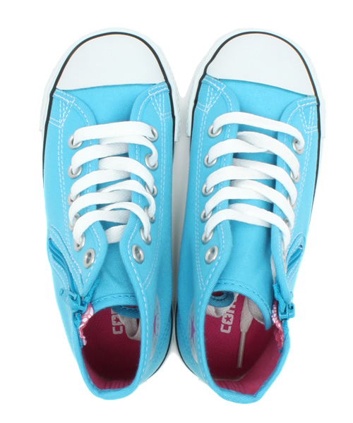 CONVERSE（コンバース）の「CHILD ALL STAR VVD RZ HI/チャイルドオールスター　VVD RZ HI（スニーカー・キッズ・ブルー/ピンク・15cm/20cm/17cm/22cm/18cm/19cm/21cm/16cm）」の8枚目の写真