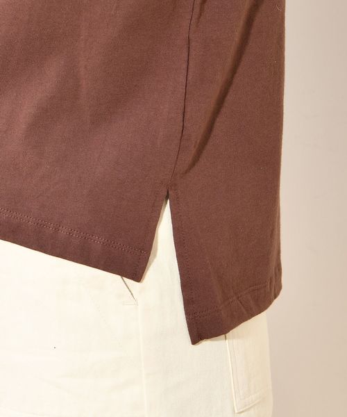 natural couture(ナチュラルクチュール)の「フレームロゴTシャツ(Tシャツ/カットソー・レディース・ライトグレー/ブラック/シルバー/アイボリー・FREE)」の20枚目の写真