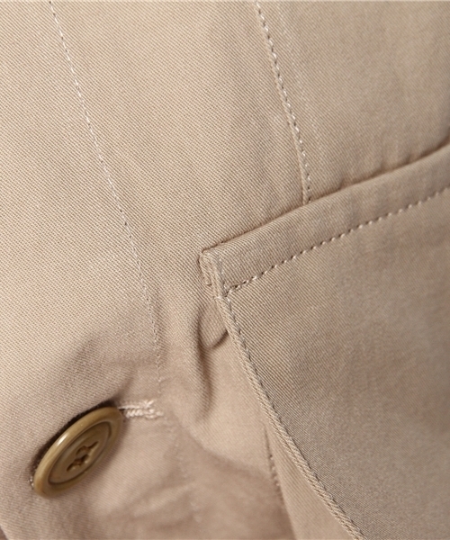 BEAMS BOY(ビームスボーイ)の「BEAMS BOY / ソリッド ショートハンティングジャケット(ブルゾン・レディース・ベージュ/オリーブ・ONE SIZE)」の5枚目の写真