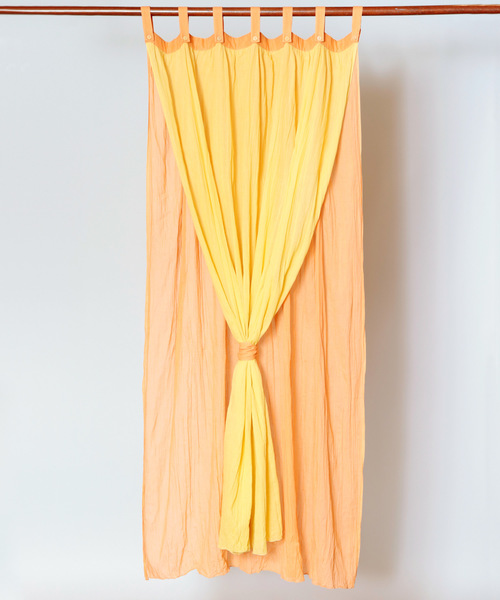 チャイハネ（チャイハネ）の「【チャイハネ】ガーゼカーテン178cm（インテリア雑貨・レディース・ホワイト/ブラウン/ブルー/グリーン/オレンジ/ターコイズブルー・FREE）」の6枚目の写真