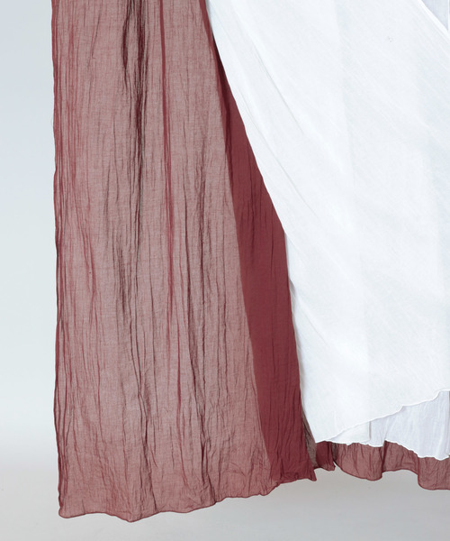 チャイハネ（チャイハネ）の「【チャイハネ】ガーゼカーテン178cm（インテリア雑貨・レディース・ホワイト/ブラウン/ブルー/グリーン/オレンジ/ターコイズブルー・FREE）」の13枚目の写真