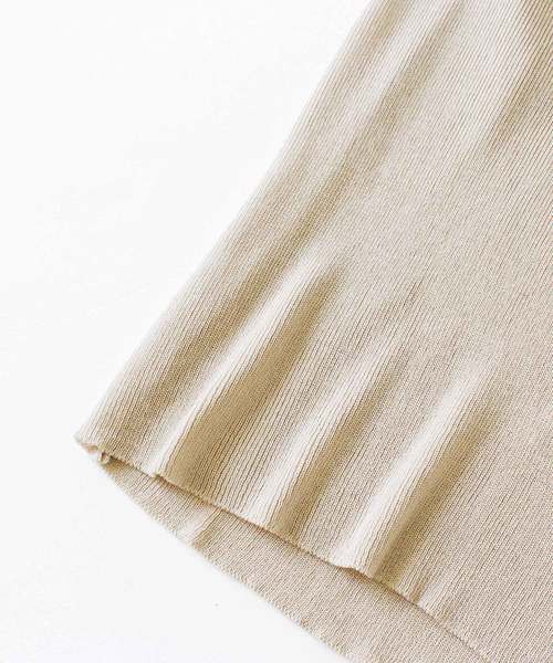 MODE ROBE（モードローブ）の「Vネックノースリトップス（タンクトップ・レディース・ホワイト/ブラック/ベージュ/ブラウン/ブルー・FREE）」の9枚目の写真