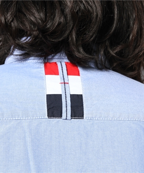 Denime（ドゥニーム）の「裏トリコOX SH（シャツ/ブラウス・メンズ・ホワイト/ブルー・MEDIUM/LARGE）」の7枚目の写真