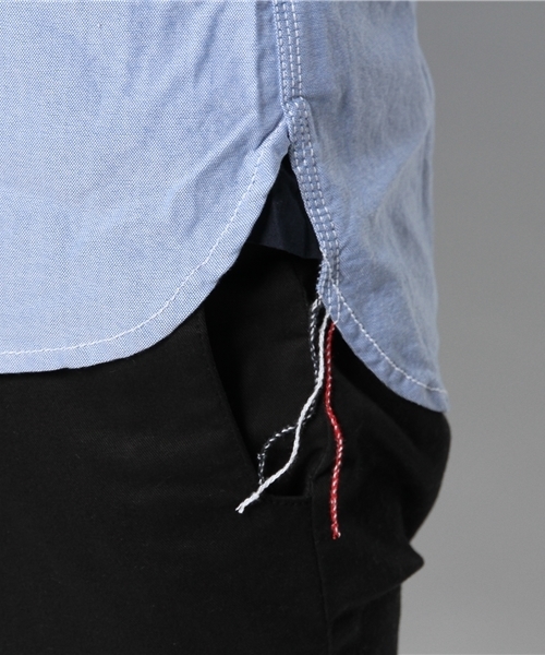 Denime（ドゥニーム）の「裏トリコOX SH（シャツ/ブラウス・メンズ・ホワイト/ブルー・MEDIUM/LARGE）」の10枚目の写真