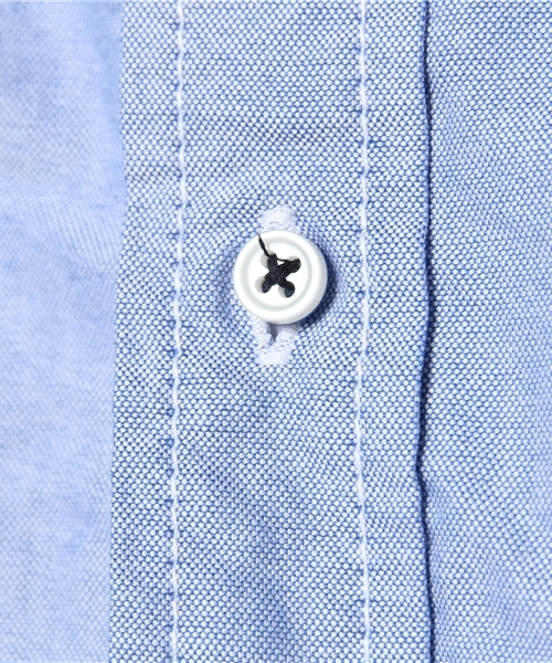Denime（ドゥニーム）の「裏トリコOX SH（シャツ/ブラウス・メンズ・ホワイト/ブルー・MEDIUM/LARGE）」の11枚目の写真