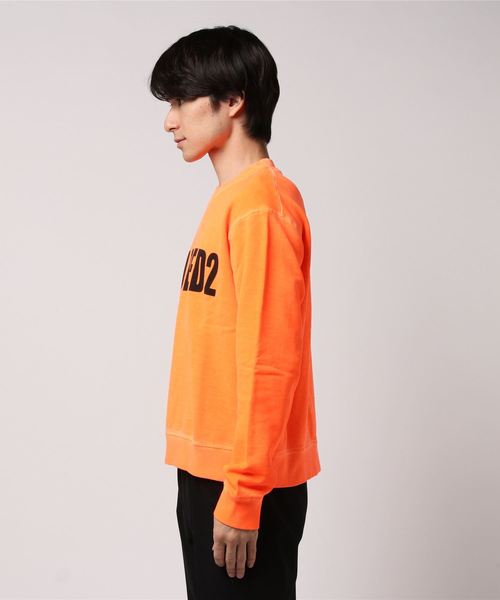 DSQUARED2（ディースクエアード）の「SWEATSHIRT /COOL FIT /FADE FLUO DYED /0191（スウェット・メンズ・オレンジ・XS/XXS）」の3枚目の写真