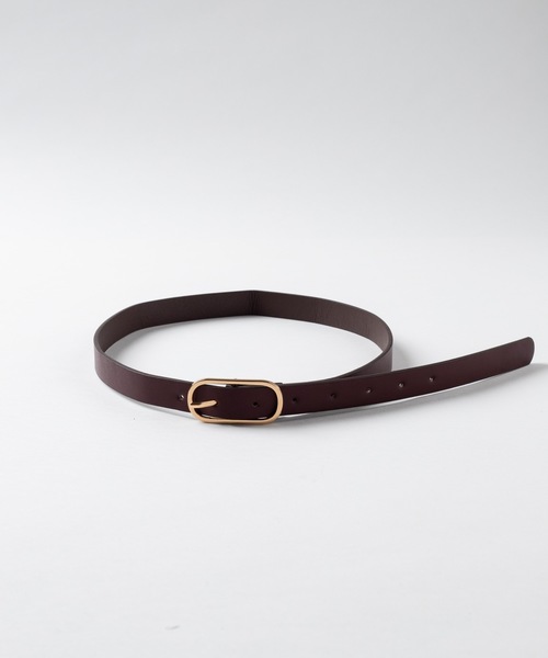 WEGO（ウィゴー）の「WEGO/バックル細ベルト（ベルト・レディース・ブラック/ベージュ/ワイン/グリーン/キャメル・FREE）」の11枚目の写真