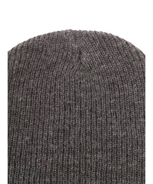 Ungrid(アングリッド)の「リブ編みニット帽(ニットキャップ/ビーニー・レディース・チャコールグレー/ブラック/ブラウン・FREE)」の6枚目の写真