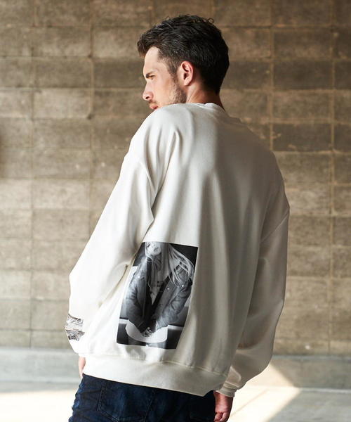 GALLIS ADDICTION（ガリスアディクション）の「GAランダムフォトクルースウェット2（スウェット・メンズ・ホワイト/ブラック/ベージュ・M/L）」の17枚目の写真