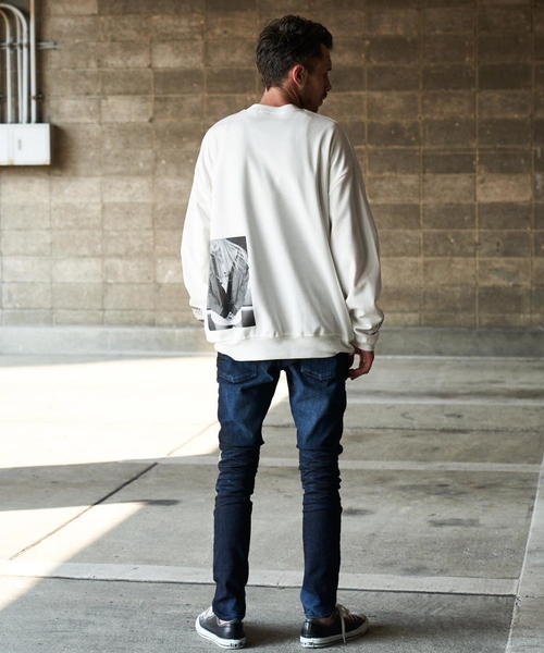 GALLIS ADDICTION（ガリスアディクション）の「GAランダムフォトクルースウェット2（スウェット・メンズ・ホワイト/ブラック/ベージュ・M/L）」の22枚目の写真