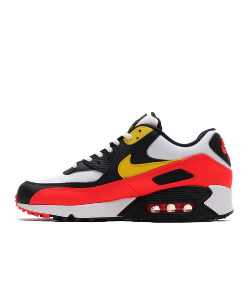 NIKE（ナイキ）の「NIKE AIR MAX 90 ESSENTIAL (WHITE/CHROME YELLOWBLACKBRIGHT