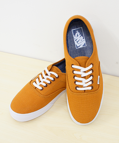 CIAOPANIC（チャオパニック）の「《Ciaopanic国内限定販売》　【VANS】AUTHENTIC/オーセンティック（スニーカー・レディース・ネイビー/キャメル・24.0cm/28.0cm/23.0cm/26.0cm/27.0cm/25.0cm）」の3枚目の写真