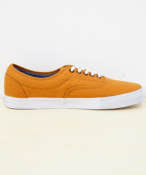 CIAOPANIC（チャオパニック）の「《Ciaopanic国内限定販売》　【VANS】AUTHENTIC/オーセンティック（スニーカー・レディース・ネイビー/キャメル・24.0cm/28.0cm/23.0cm/26.0cm/27.0cm/25.0cm）」の6枚目の写真
