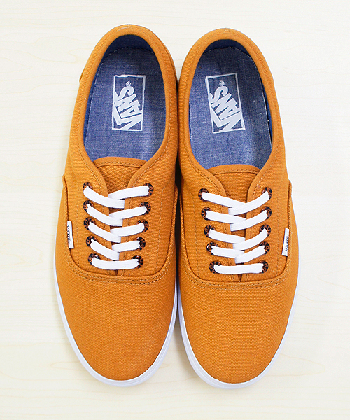 CIAOPANIC（チャオパニック）の「《Ciaopanic国内限定販売》　【VANS】AUTHENTIC/オーセンティック（スニーカー・レディース・ネイビー/キャメル・24.0cm/28.0cm/23.0cm/26.0cm/27.0cm/25.0cm）」の11枚目の写真