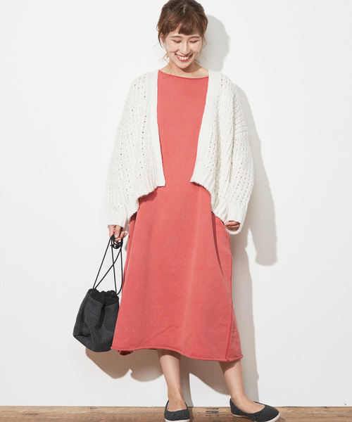 PUAL CE CIN（ピュアルセシン）の「ロービングカーディガン（カーディガン/ボレロ・レディース・グレー/アイボリー/モカ・FREE）」の16枚目の写真