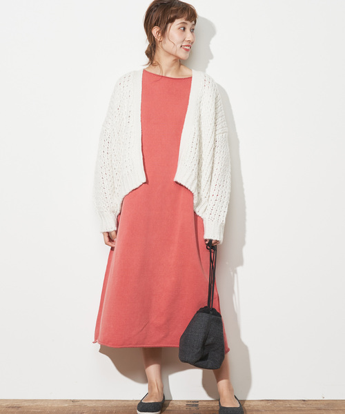 PUAL CE CIN（ピュアルセシン）の「ロービングカーディガン（カーディガン/ボレロ・レディース・グレー/アイボリー/モカ・FREE）」の12枚目の写真