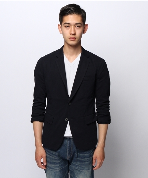 JOURNAL STANDARD（ジャーナルスタンダード）の「サーフニットカーディガンジャケット+#○（テーラードジャケット・メンズ・コバルトブルー/グレー/ネイビー・SMALL/MEDIUM/LARGE）」の10枚目の写真