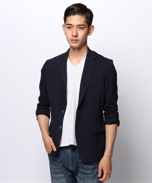 JOURNAL STANDARD（ジャーナルスタンダード）の「サーフニットカーディガンジャケット+#○（テーラードジャケット・メンズ・コバルトブルー/グレー/ネイビー・SMALL/MEDIUM/LARGE）」の18枚目の写真