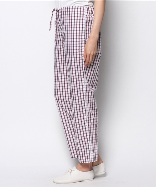 Ray BEAMS(レイビームス)の「SLEEPY JONES / パジャマ パンツ "格子柄"(その他パンツ・レディース・ホワイト・ONE SIZE)」の9枚目の写真