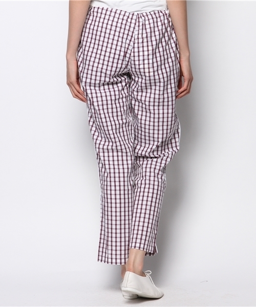 Ray BEAMS(レイビームス)の「SLEEPY JONES / パジャマ パンツ "格子柄"(その他パンツ・レディース・ホワイト・ONE SIZE)」の3枚目の写真