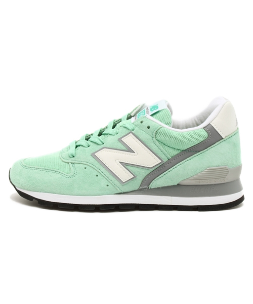 NEW BALANCE(ニューバランス)の「NEW BALANCE M996 Color Update(スニーカー・レディース・ミント/ブルー・24.0cm)」の3枚目の写真