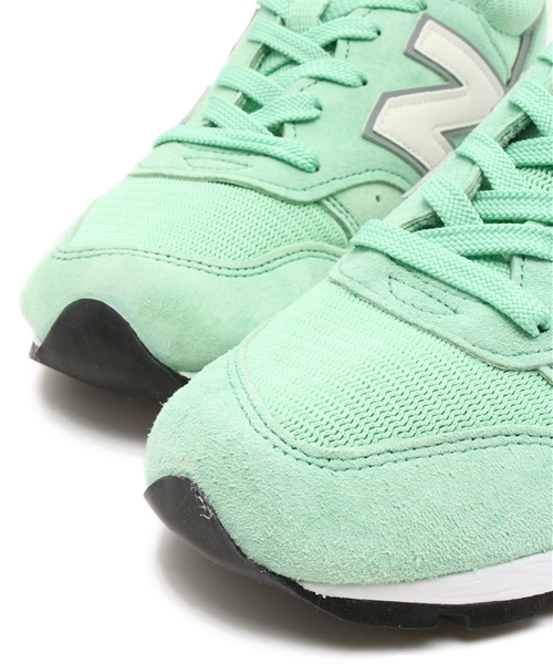NEW BALANCE(ニューバランス)の「NEW BALANCE M996 Color Update(スニーカー・レディース・ミント/ブルー・24.0cm)」の6枚目の写真