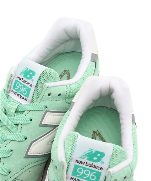 NEW BALANCE(ニューバランス)の「NEW BALANCE M996 Color Update(スニーカー・レディース・ミント/ブルー・24.0cm)」の8枚目の写真