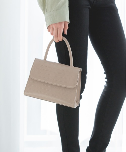 Heather(ヘザー)の「カタオシハンドバッグ 876808(ハンドバッグ・レディース・ブラック/ブラウン/ベージュ系その他・ONESIZE)」の3枚目の写真