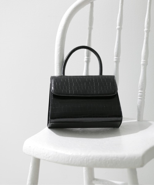 Heather(ヘザー)の「カタオシハンドバッグ 876808(ハンドバッグ・レディース・ブラック/ブラウン/ベージュ系その他・ONESIZE)」の2枚目の写真