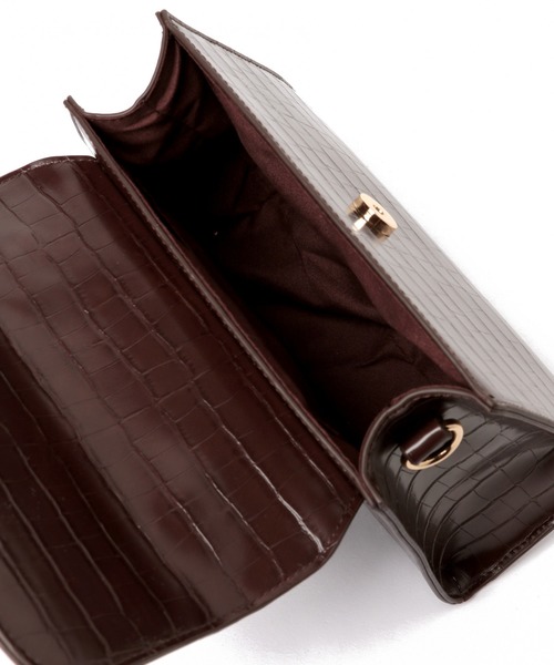 Heather(ヘザー)の「カタオシハンドバッグ 876808(ハンドバッグ・レディース・ブラック/ブラウン/ベージュ系その他・ONESIZE)」の8枚目の写真