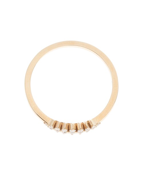 COCOSHNIK(ココシュニック)の「K10ダイヤモンド グラデーション リング(リング・レディース・アイボリー系・10号/12号/14号)」の4枚目の写真