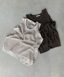 LE MORE | メッシュニットベスト(ベスト)