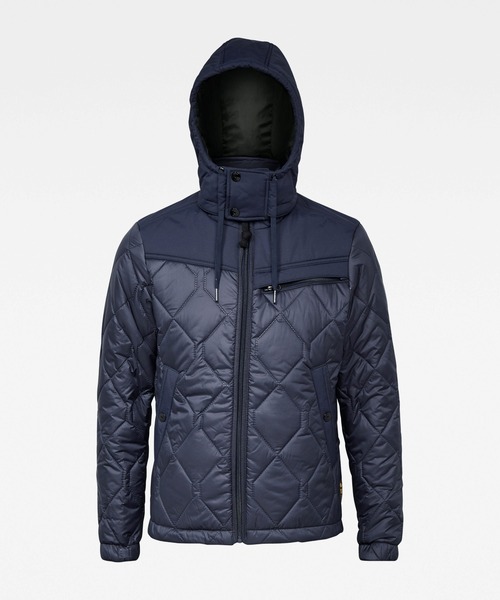Attacc Heatseal Quilted Hooded Jacket