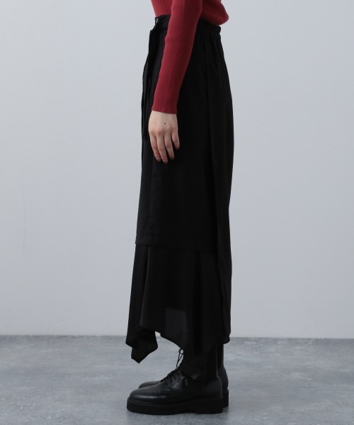 PAGEBOY（ページボーイ）の「スソキリカエナロースカート（スカート・レディース・ブラック/グレイッシュベージュ/ライラック・FREE）」の13枚目の写真