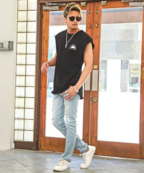 LUXSTYLE(ラグスタイル)の「スクエアサングラス(サングラス・メンズ・ライトブルー/ライトブラウン/クリアブラック/スモーク/ブラック×グレー・FREE)」の9枚目の写真