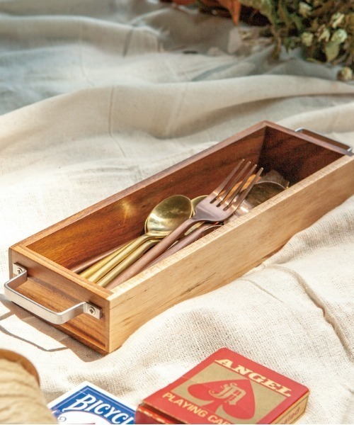 ACACIA CUTLERY CASE /アカシア カトラリー ケース（キッチンツール 