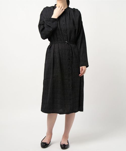 Wonder apartment（ワンダーアパートメント）の「[F]シフォンドット大人ワンピ（ワンピース・レディース・ブラック/ホワイト・F）」の6枚目の写真