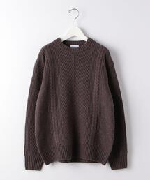 green label relaxing | SC タスマニア ウール アラン クルーネック ニット(ニット/セーター)