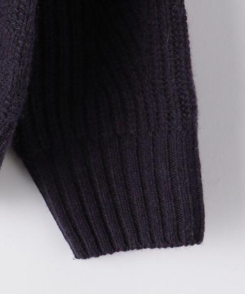 green label relaxing（グリーンレーベルリラクシング）の「SC タスマニア ウール アラン クルーネック ニット（ニット/セーター・メンズ・ダークグリーン/ベージュ/モカ/オレンジ/パープル/オフホワイト・XL/L/M/S）」の20枚目の写真