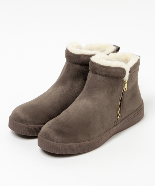 GLOBAL WORK(グローバルワーク)の「撥水保温中敷きブーツ/918339(ブーツ・レディース・ブラック/グレー/ライトグレー/ブラウン/グレー×ホワイト/ブラック×ブラック/ブラック×ベージュ/ダークブラウン・SMALL/MEDIUM/LARGE/X-LARGE)」の13枚目の写真