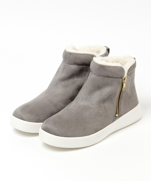 GLOBAL WORK(グローバルワーク)の「撥水保温中敷きブーツ/918339(ブーツ・レディース・ブラック/グレー/ライトグレー/ブラウン/グレー×ホワイト/ブラック×ブラック/ブラック×ベージュ/ダークブラウン・SMALL/MEDIUM/LARGE/X-LARGE)」の9枚目の写真