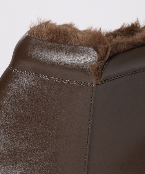 GLOBAL WORK(グローバルワーク)の「撥水保温中敷きブーツ/918339(ブーツ・レディース・ブラック/グレー/ライトグレー/ブラウン/グレー×ホワイト/ブラック×ブラック/ブラック×ベージュ/ダークブラウン・SMALL/MEDIUM/LARGE/X-LARGE)」の11枚目の写真