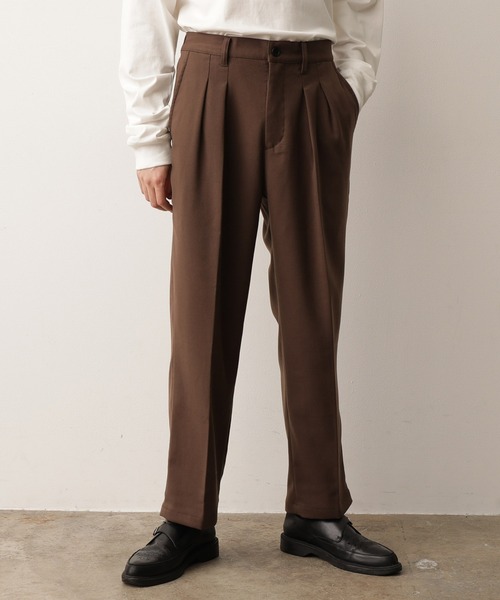 JUNRED(ジュンレッド)の「【Set Up対応】ストレッチソフトビエラワイドパンツ(その他パンツ・メンズ・ライトグレー/ダークブラウン/オフホワイト・S/M/L)」の3枚目の写真