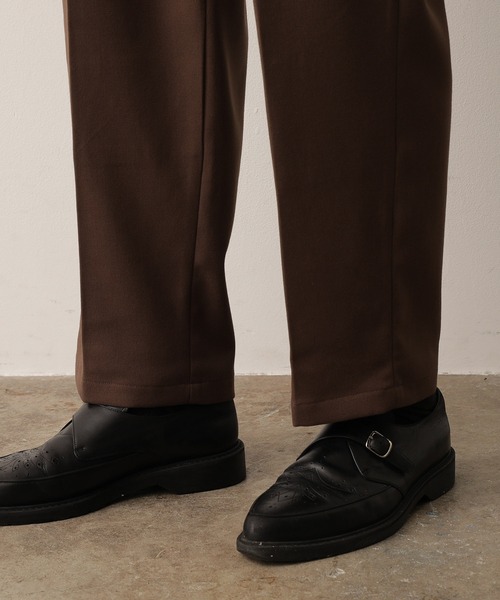 JUNRED(ジュンレッド)の「【Set Up対応】ストレッチソフトビエラワイドパンツ(その他パンツ・メンズ・ライトグレー/ダークブラウン/オフホワイト・S/M/L)」の4枚目の写真