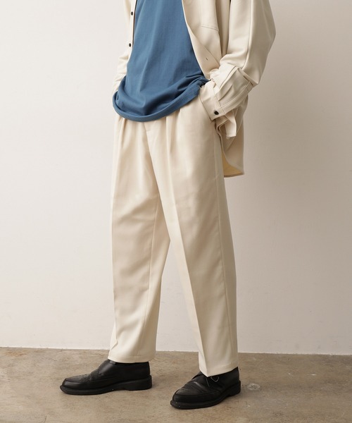 JUNRED(ジュンレッド)の「【Set Up対応】ストレッチソフトビエラワイドパンツ(その他パンツ・メンズ・ライトグレー/ダークブラウン/オフホワイト・S/M/L)」の15枚目の写真