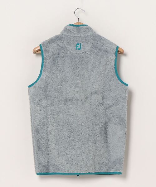 ゴルフウエア リバーシブルフリースベスト